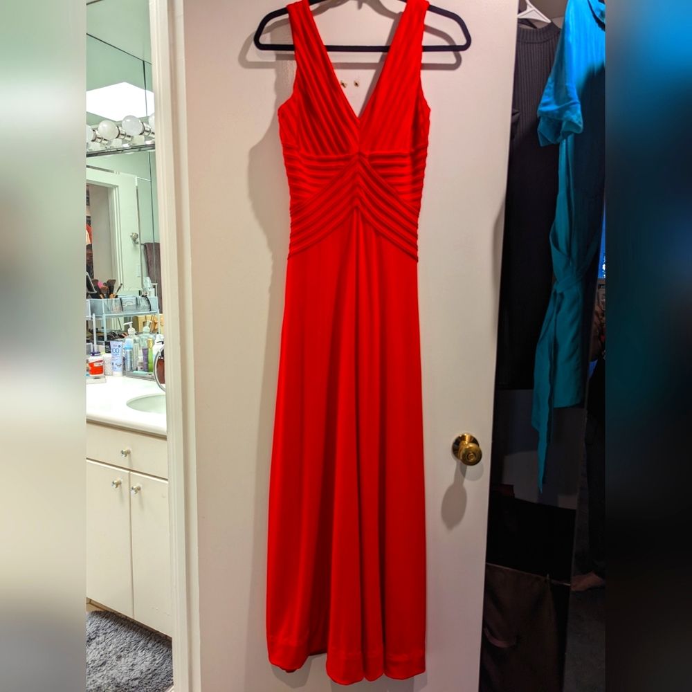 Calvin Klein brand bold red gown - Size 4